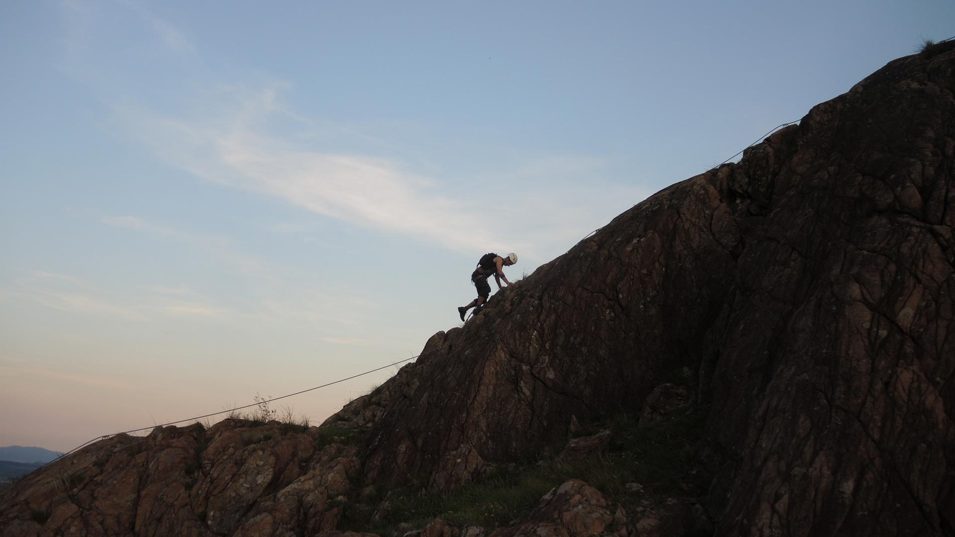 Via ferrata excursion with Alpine guides and equipment