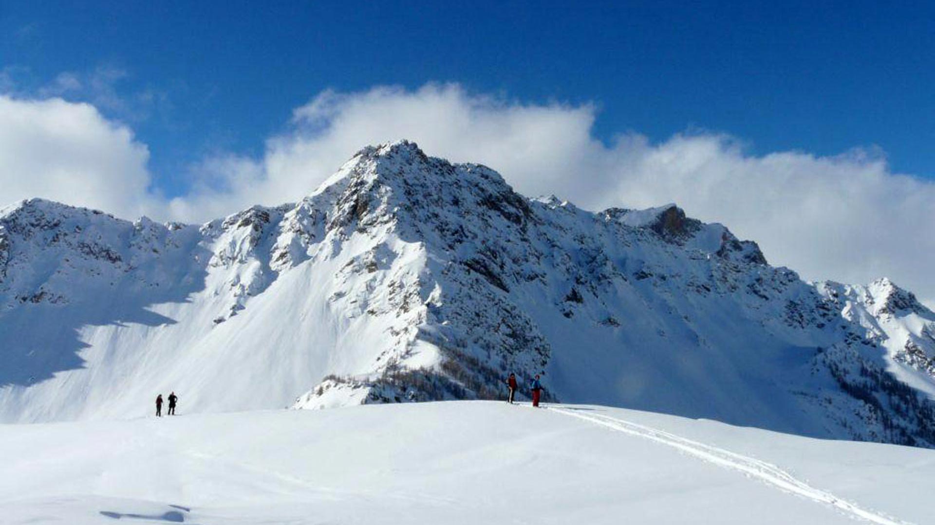 Snowshoeing tour in Val Maira
